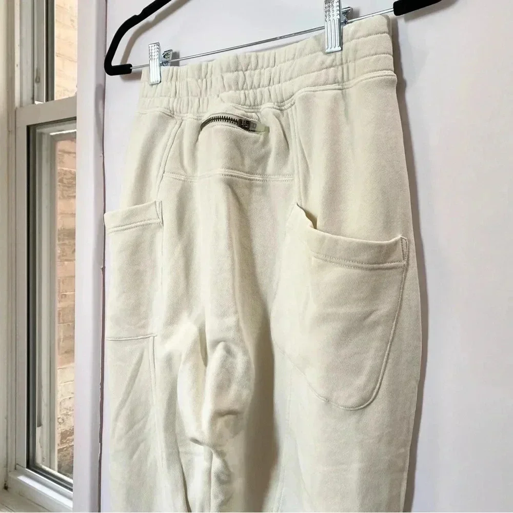 New Free People June Bug Sweatpants Joggers FP Movement Cream Small - Picture 6 of 12